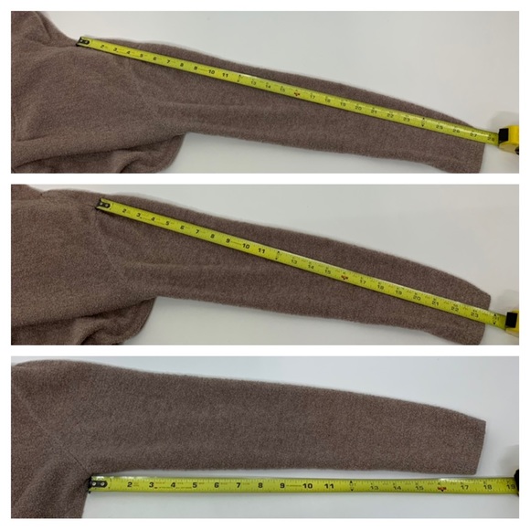 Barefoot Dreams Cozy Chic Lite Driftwood Hooded Resort Cardigan Taupe Brown - Picture 14 of 16